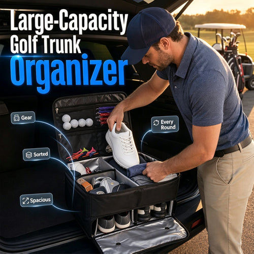 Large-Capacity Golf Trunk Organizer