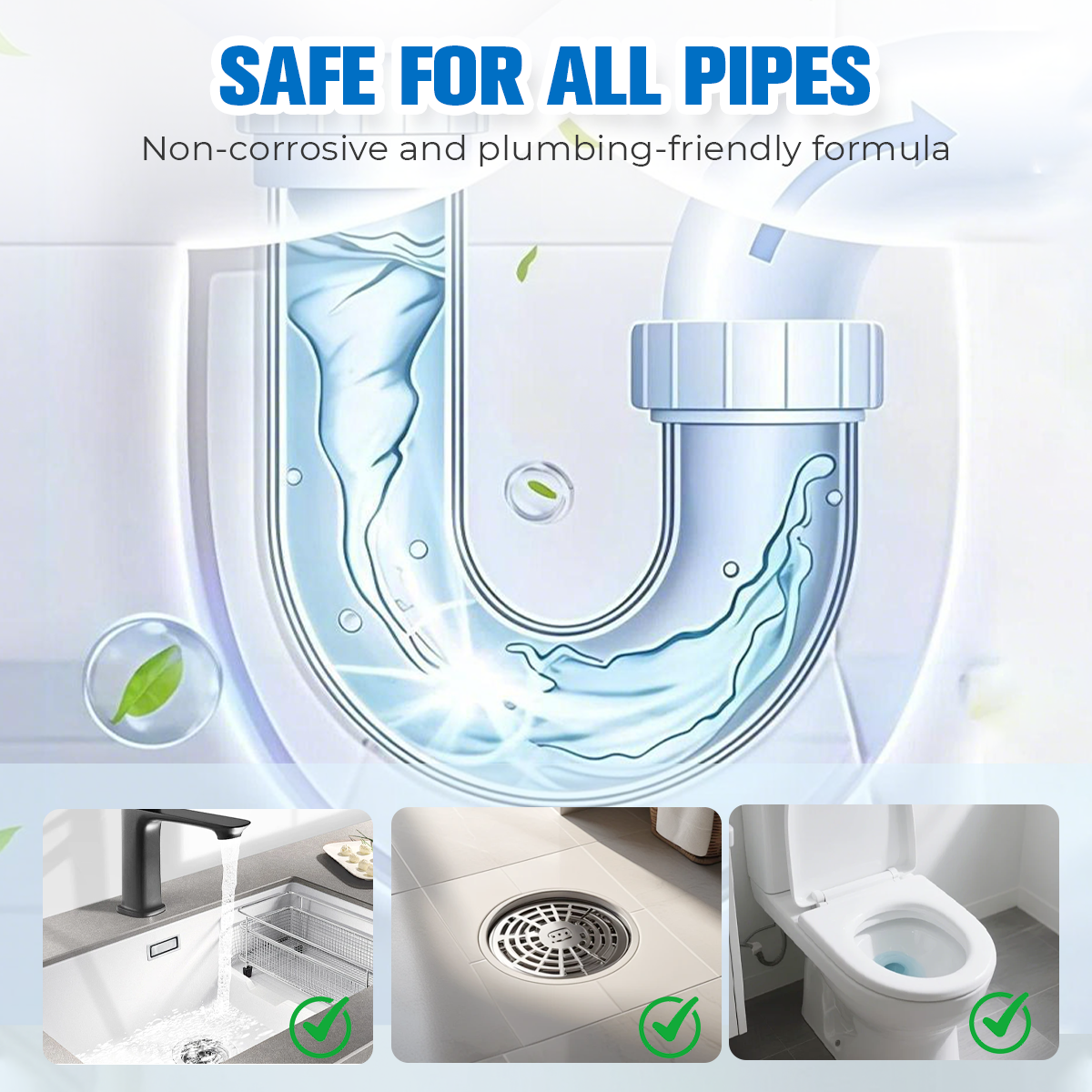 Powerful Drain & Pipe Clog Remover