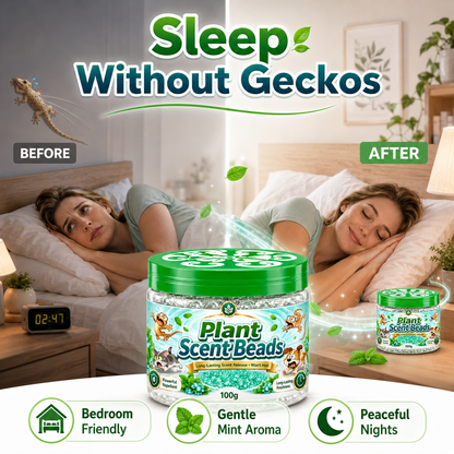 🌿 Natural Gecko Repellent Gel Beads – Mint Pest Deterrent 🦎