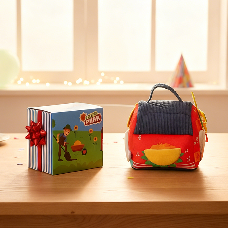 🧸 50% OFF! 🚜 Interactive Plush Farm House Toy Set for Kids – 6 Exploration Zones, Adorable Animal Puppets & Portable Storage Design – Learn, Play & Grow ✨