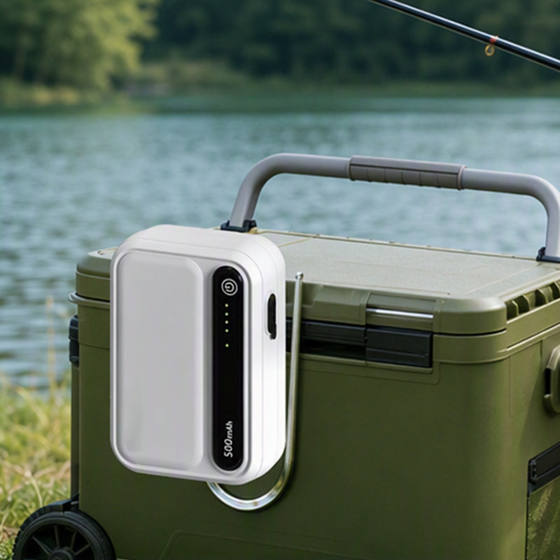 🐟 50% OFF! ✨ Rechargeable Portable Oxygen Pump – 4800mAh Long-Lasting Power, Dual-Hole Output & Whisper-Quiet Operation – Ultimate Fishing Endurance 🔋