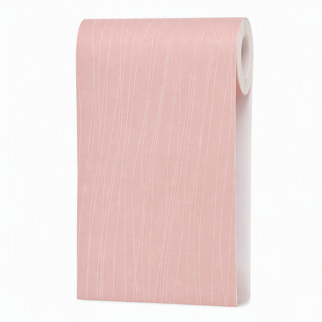 🏠 Save 50%! ✨ Thickened Non-Woven Self-Adhesive Wallpaper – 3D Textured Stripe Pattern, Peel-and-Stick Easy Install & Breathable Eco Fiber – Cozy Upgrade for Any Room 🎨