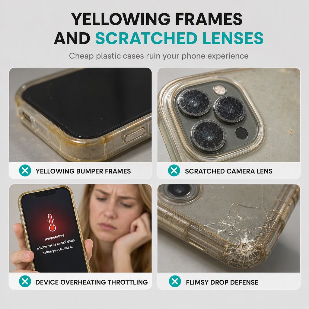 📱 50% OFF! ✨ Full Coverage Ice-Feeling Glass Phone Case – Built-In Camera Lens Protector, Thermodynamic Cooling Glass & Shockproof Bumper – Premium Protection for iPhone 🧊