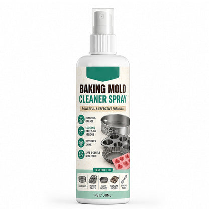 🧴 50% OFF! ✨ Gentle Formula Baking Mold Cleaner Spray – Easy Grease Removal, Less Scrubbing & Non-Abrasive on Bakeware – Clean Kitchen Tools Effortlessly 🍳