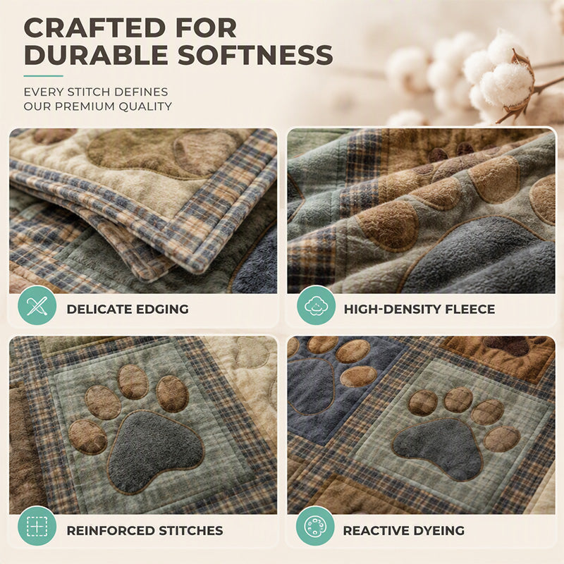 🐾 50% OFF! ✨ Cute Paw Print Soft Flannel Blanket – Cozy Warmth, Vibrant Long-Lasting Print & Versatile Everyday Use – Adorable Comfort for Bedrooms, Sofas & Pet-Friendly Homes 🛋️