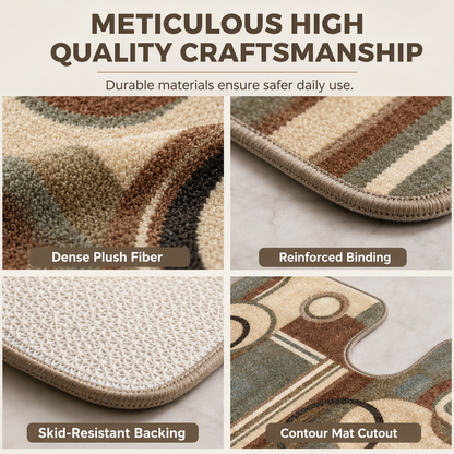 🛁 50% OFF! ✨ Nordic Style Faux Cashmere Bath Mat – Ultra-Soft High-Density Microfiber, Instant Dry Absorption & Reinforced Edges – Luxurious Comfort for Your Bathroom 🚿