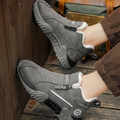 Warm Fleece Winter Snow Boots with Side Zip
