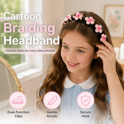 🎀🌈 Adorable Cartoon Hairband – A Playful Touch for Everyday Hairstyles