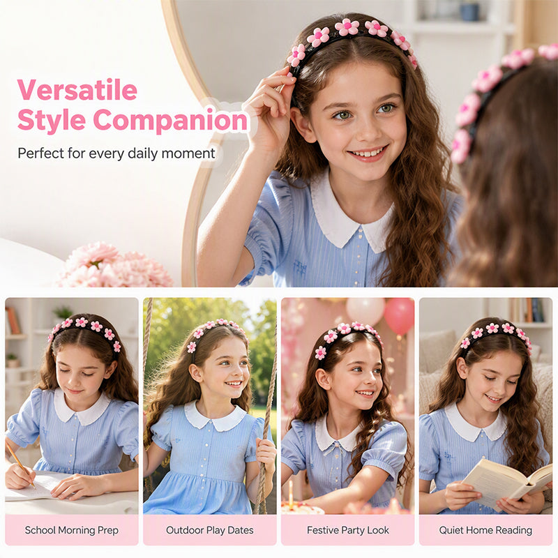 🎀🌈 Adorable Cartoon Hairband – A Playful Touch for Everyday Hairstyles