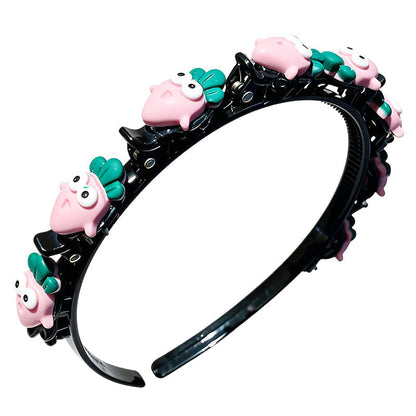 🎀🌈 Adorable Cartoon Hairband – A Playful Touch for Everyday Hairstyles