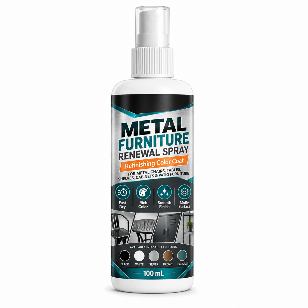 🛠️Furniture Color Touch Up Spray Paint‑Fast Drying Metal Furniture Renewal Spray
