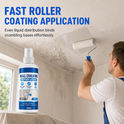 🧱 Wall Repair Liquid & Curing Agent – Surface Binder for Chalking, Dusty & Weak Plaster Walls