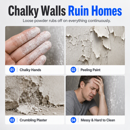 🧱 Wall Chalking Repair Liquid – Surface Curing Agent ✨