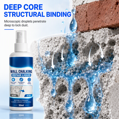 🧱 Wall Repair Liquid & Curing Agent – Surface Binder for Chalking, Dusty & Weak Plaster Walls