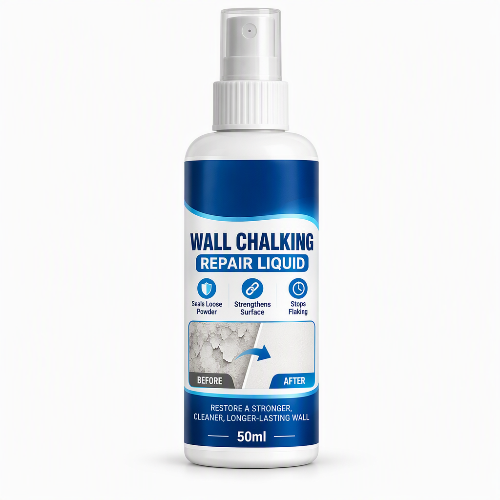 🧱 Wall Repair Liquid & Curing Agent – Surface Binder for Chalking, Dusty & Weak Plaster Walls