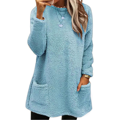 ⏳Limited Time-50% OFF!!✨👚Women's Warm Crew Neck Long Sleeve Top