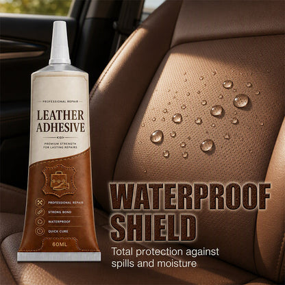 👜 Leather Repair Glue – 60ML Clear Adhesive for Sofas & Car Seats ✨