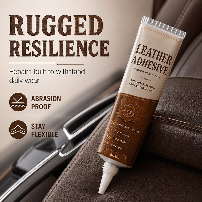 👜 Leather Repair Glue – 60ML Clear Adhesive for Sofas & Car Seats ✨