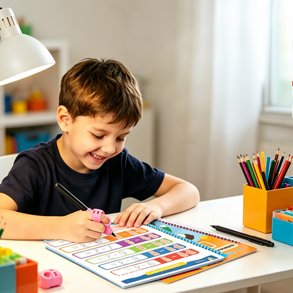 📢📢40% OFF !! ⏰Magic Grooved Handwriting Practice Book Set