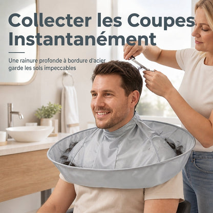 ✂️ LIMITED-TIME 50% OFF! 💈 Hair Cutting Cape with Hair Catcher – Mess-free, Waterproof, Foldable ✨