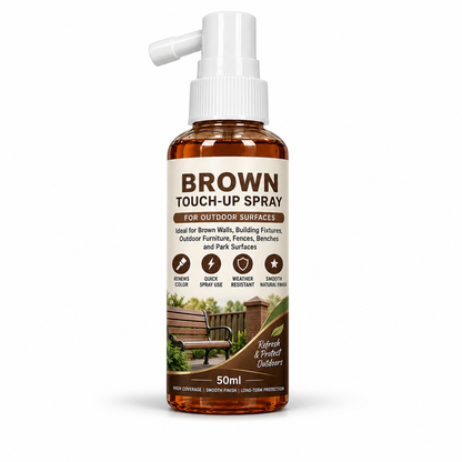 ✨🪑Brown Wood Touch-Up Spray – Refresh Faded Outdoor Furniture & Restore a Rich Wood Look
