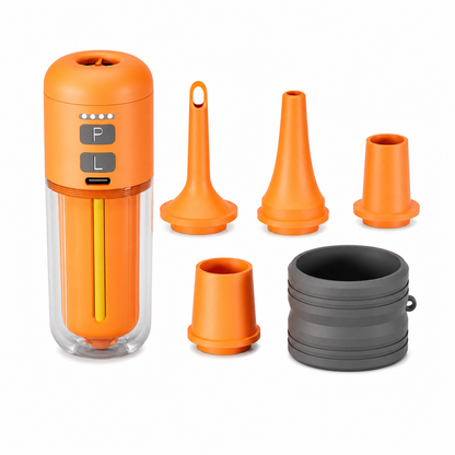 🏕️ 3-in-1 Mini Air Pump & Camping Lantern – Rechargeable, Compact & Travel-Ready