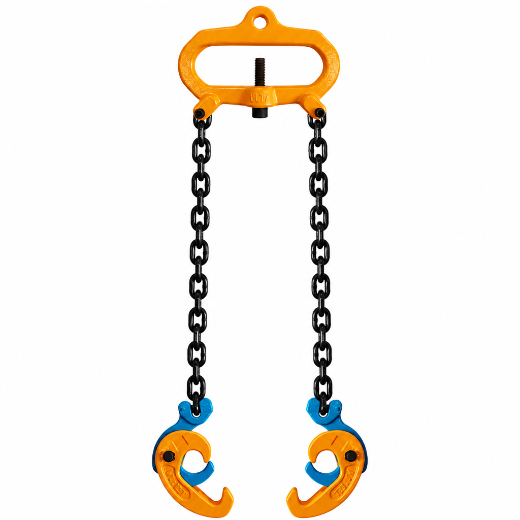 ⏰Heavy Duty Oil Drum Lifting Clamp Forklift and Crane Drum Lifter for Steel Metal Drums Die Forged Drum Handling Tool