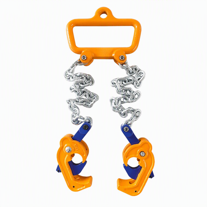 ⏰Heavy Duty Oil Drum Lifting Clamp Forklift and Crane Drum Lifter for Steel Metal Drums Die Forged Drum Handling Tool