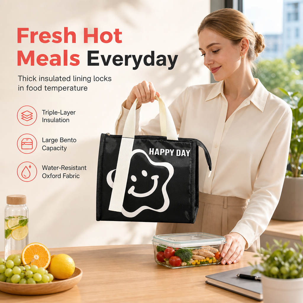 ⏰Insulated Thickened Lunch Bag