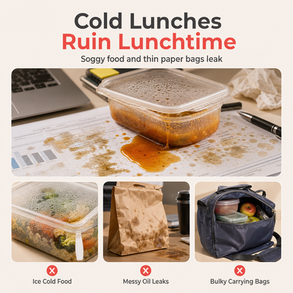 ⏰Insulated Thickened Lunch Bag
