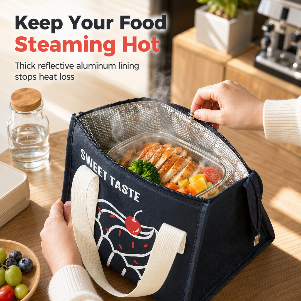 ⏰Insulated Thickened Lunch Bag