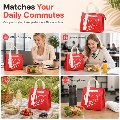 ⏰Insulated Thickened Lunch Bag