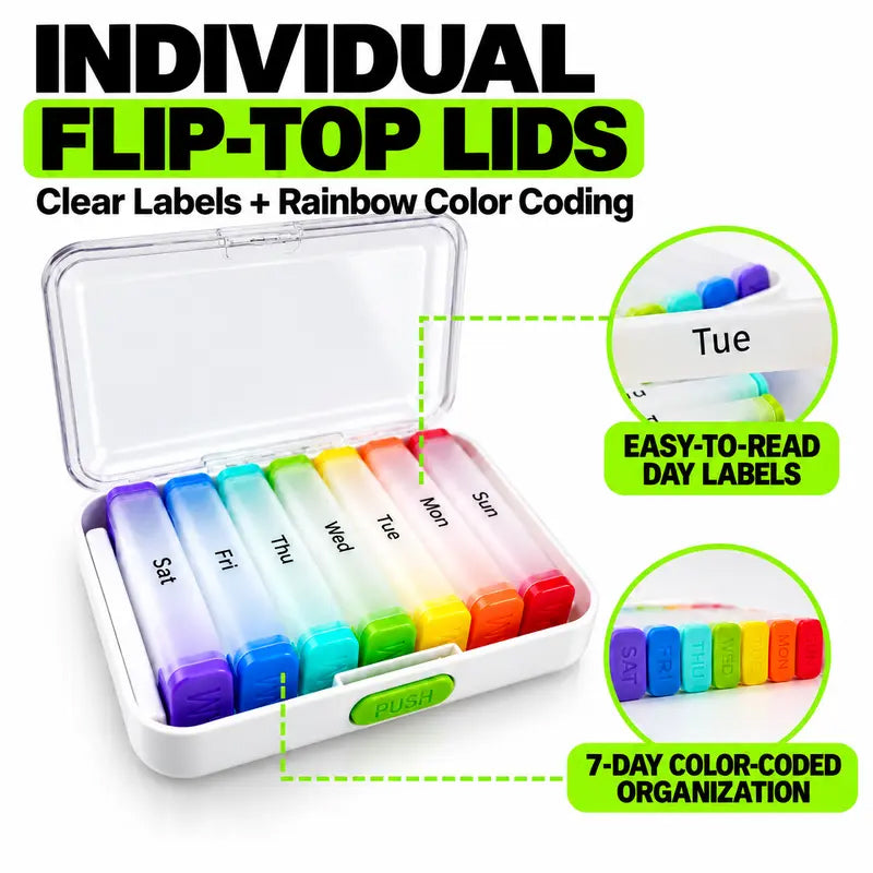 7-Day Detachable Pill Organizer