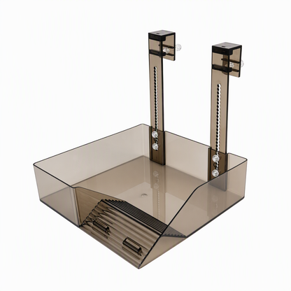 Adjustable Hanging Acrylic Turtle Basking Platform for High Water Level Tanks