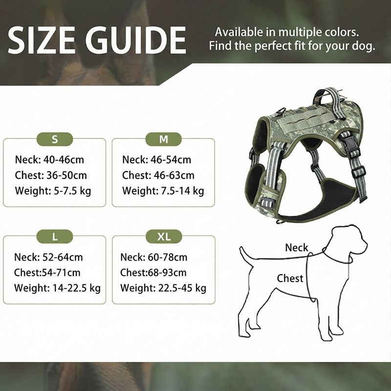 🐕 50% OFF! ✨ Outdoor Heavy-Duty Dog Vest Harness – Ergonomic No-Pull Chest Design, Multi-Point Adjustment & Breathable Mesh Lining – Climbing-Grade Buckles with Control Handle for Safe Walks 🦮