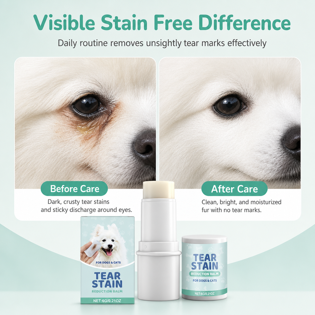 🐾 Gentle Pet Eye Cleaning Stick – Easy Tear Stain & Eye Area Care for Dogs & Cats