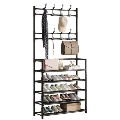 🎄LIMITED-TIME 50% OFF! ⏰Multi-Functional Entryway Shoe & Coat Rack
