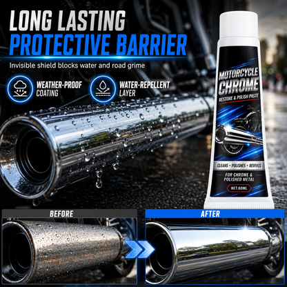 ⏳Limited-time 50% off⏰Motorcycle Chrome Polishing Paste and Metal Restorer🏍️🪄✨