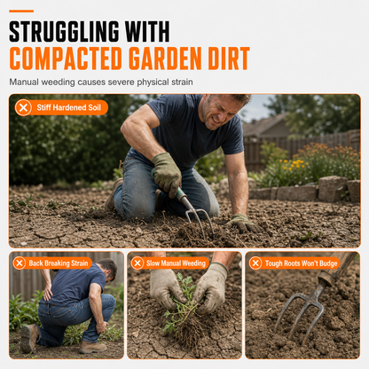 📢📢40% OFF !! ⏰Cordless Mini Tiller Cultivator – 21V Battery Power, Loosen Soil & Weed Your Garden Without the Cable 🏡