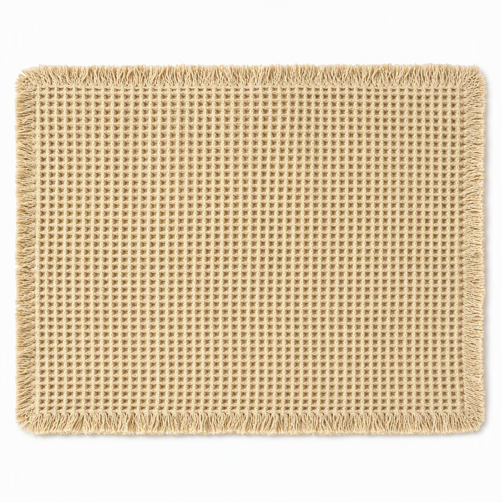 📢📢40% OFF !! ⏰Non Slip Water Absorbent Waffle Weave Bathroom Mat Solid Color Entrance Doormat