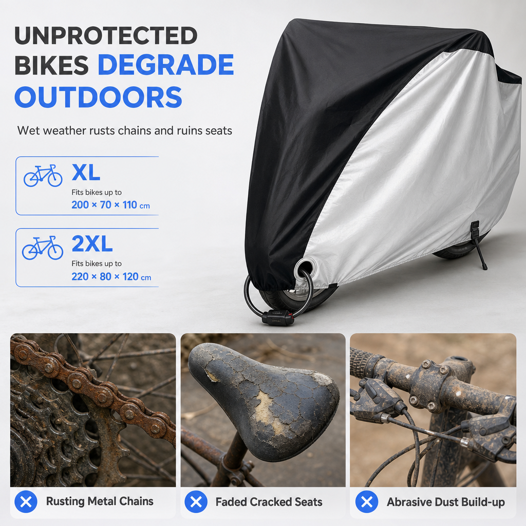 Weather-Resistant Outdoor Bike Cover – product image