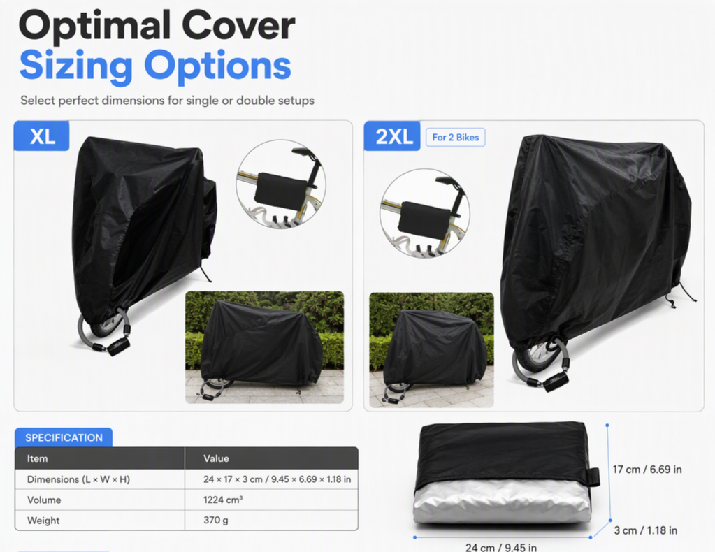 Weather-Resistant Outdoor Bike Cover – product image