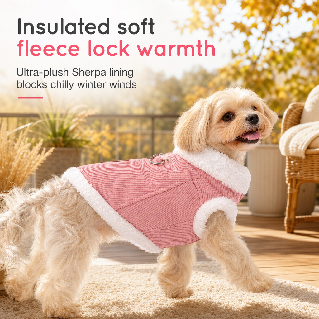 Fleece-Lined Pet Vest – product image