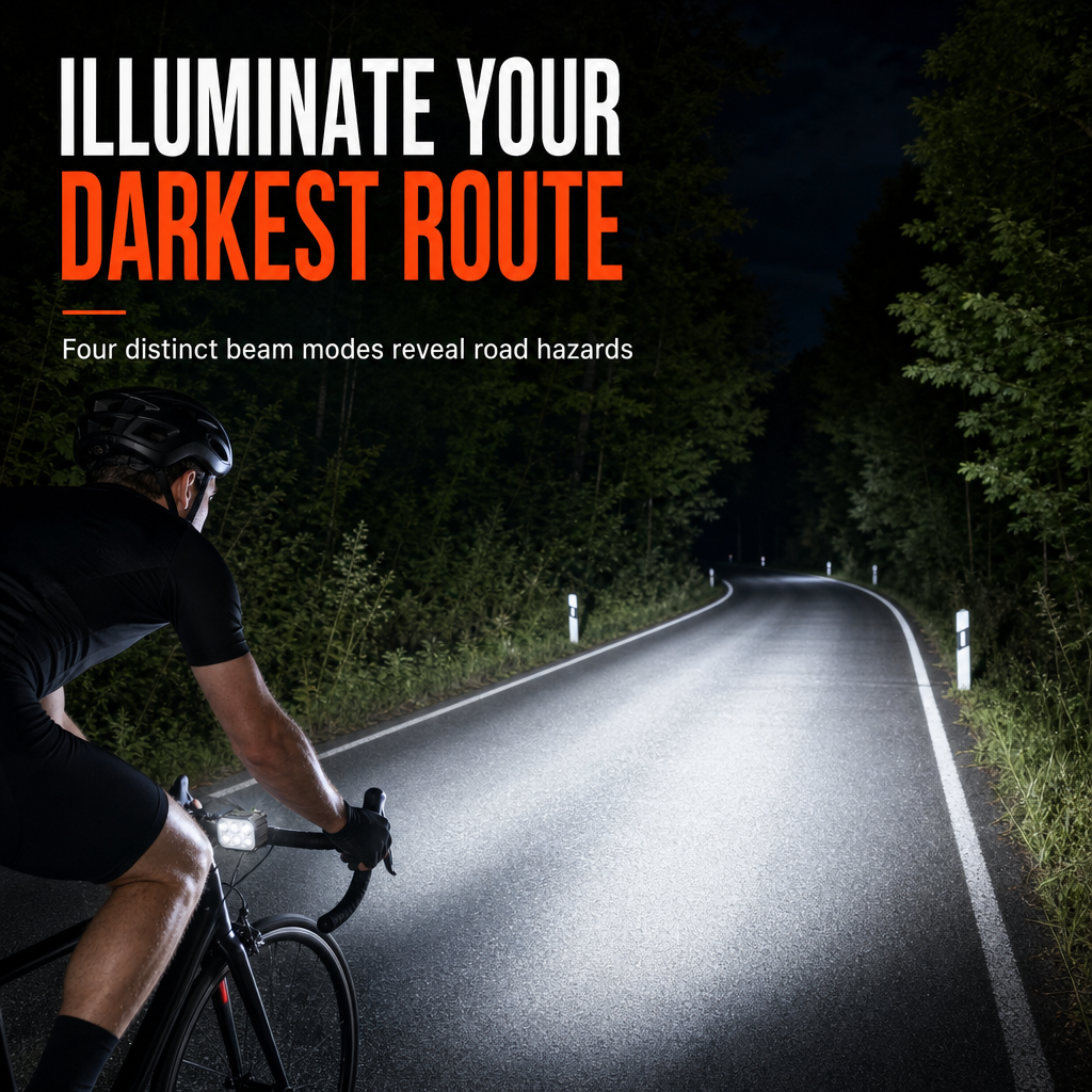 📢📢50% OFF !! ⏰ Bright Bicycle Light Front Headlight and Rear Taillight for Mountain Bike Night Riding Safety Warning Cycling Accessories