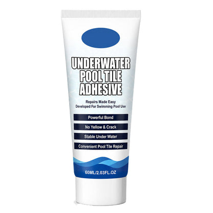 💧🏊 Repair Loose Pool Tiles Without Draining Water! High Strength Underwater Pool Tile Adhesive