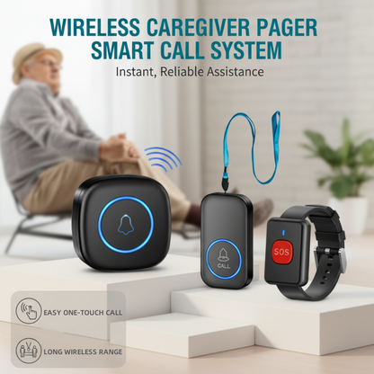 📢📢50% OFF !! ⏰Wireless Caregiver Pager Smart Call System