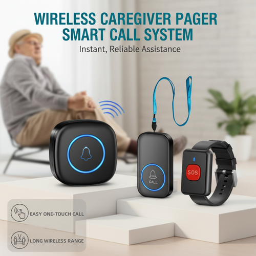 📢📢50% OFF !! ⏰Wireless Caregiver Pager Smart Call System