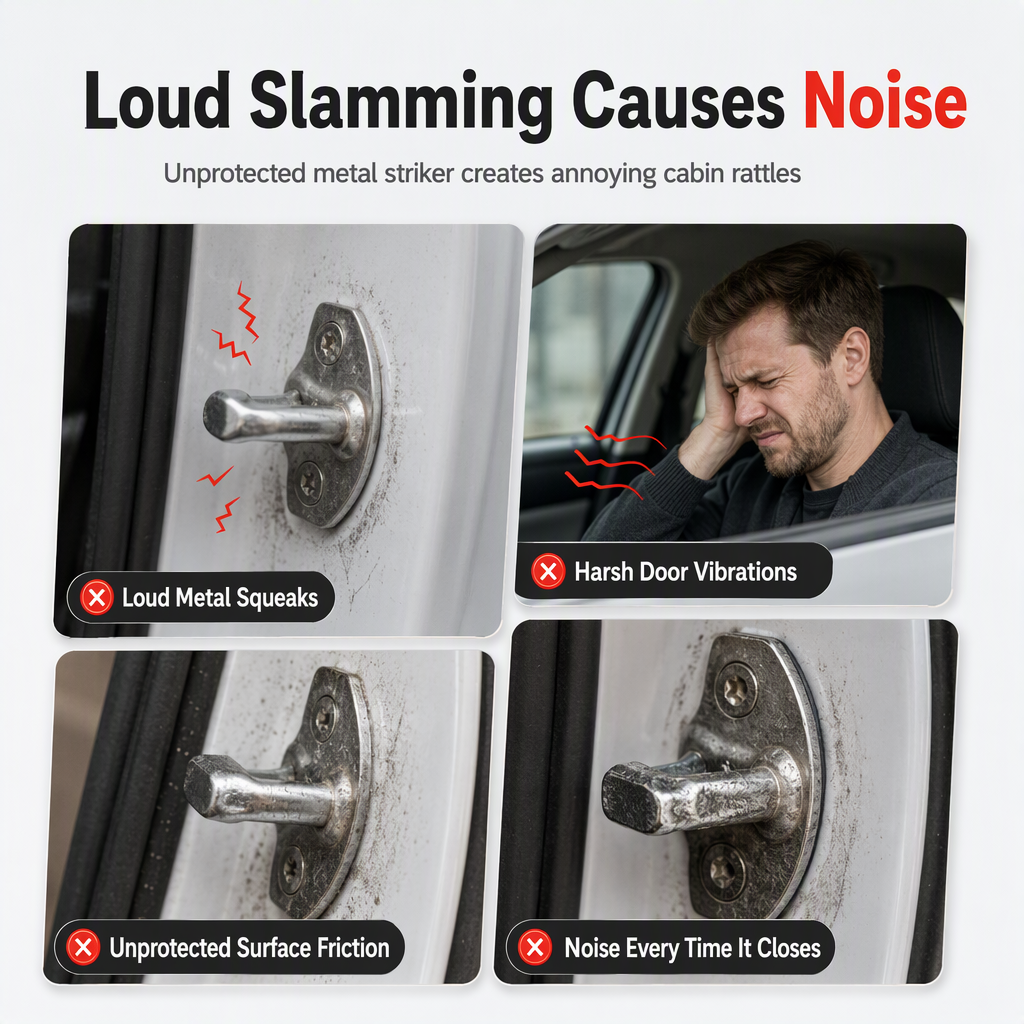 🚗 Magnetic Car Door Silencer Pads – Reduce Door Slam Noise & Protect Your Vehicle