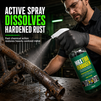 🔥 50% OFF 🔧 3-in-1 Rust Remover & Phosphating Agent – 500ml Spray for Metal Parts, Removes Grease & Rust, Forms Rustproof Protective Film ✨