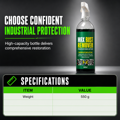 🔥 50% OFF 🔧 3-in-1 Rust Remover & Phosphating Agent – 500ml Spray for Metal Parts, Removes Grease & Rust, Forms Rustproof Protective Film ✨